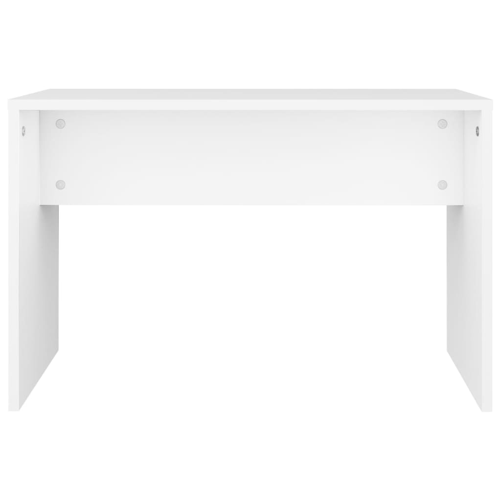 NNEVL Dressing Stool White 70x35x45 cm Engineered Wood