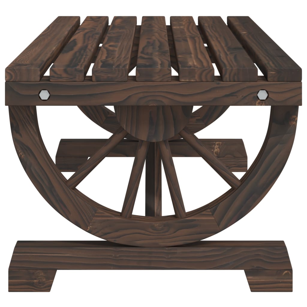 NNEVL Garden Coffee Table 90x50x40 cm Solid Wood Fir