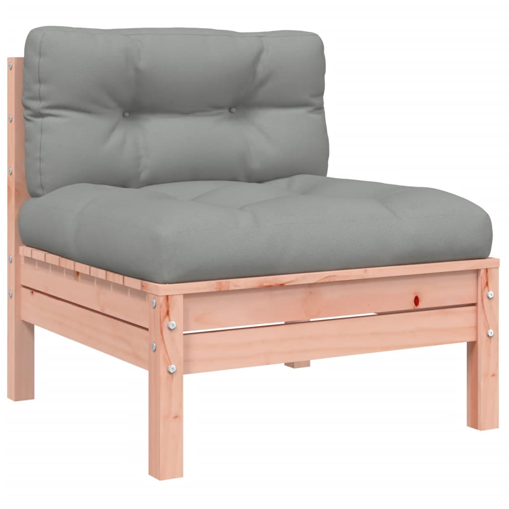 NNEVL 8 Piece Garden Sofa Set with Cushions Solid Wood Douglas Fir