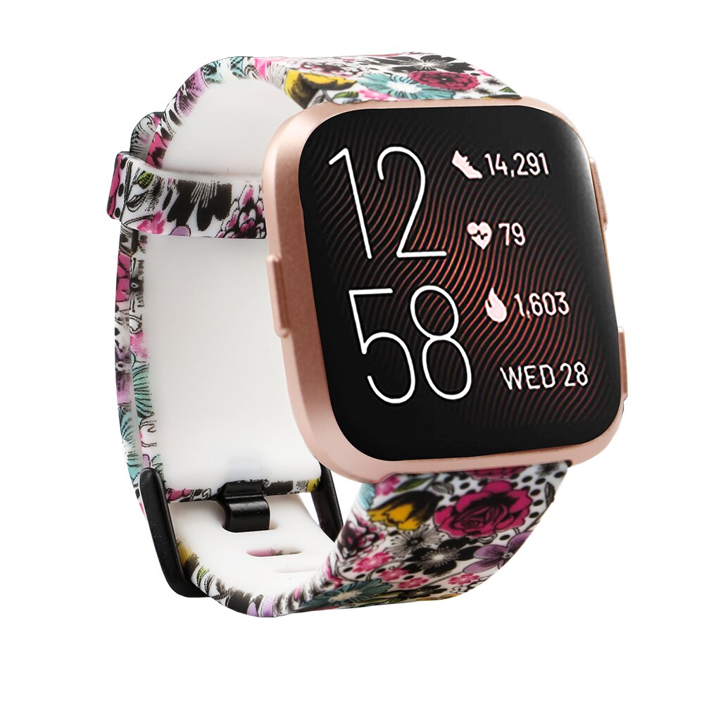 Colorful Ventilated Silicone Band for FitBit Versa