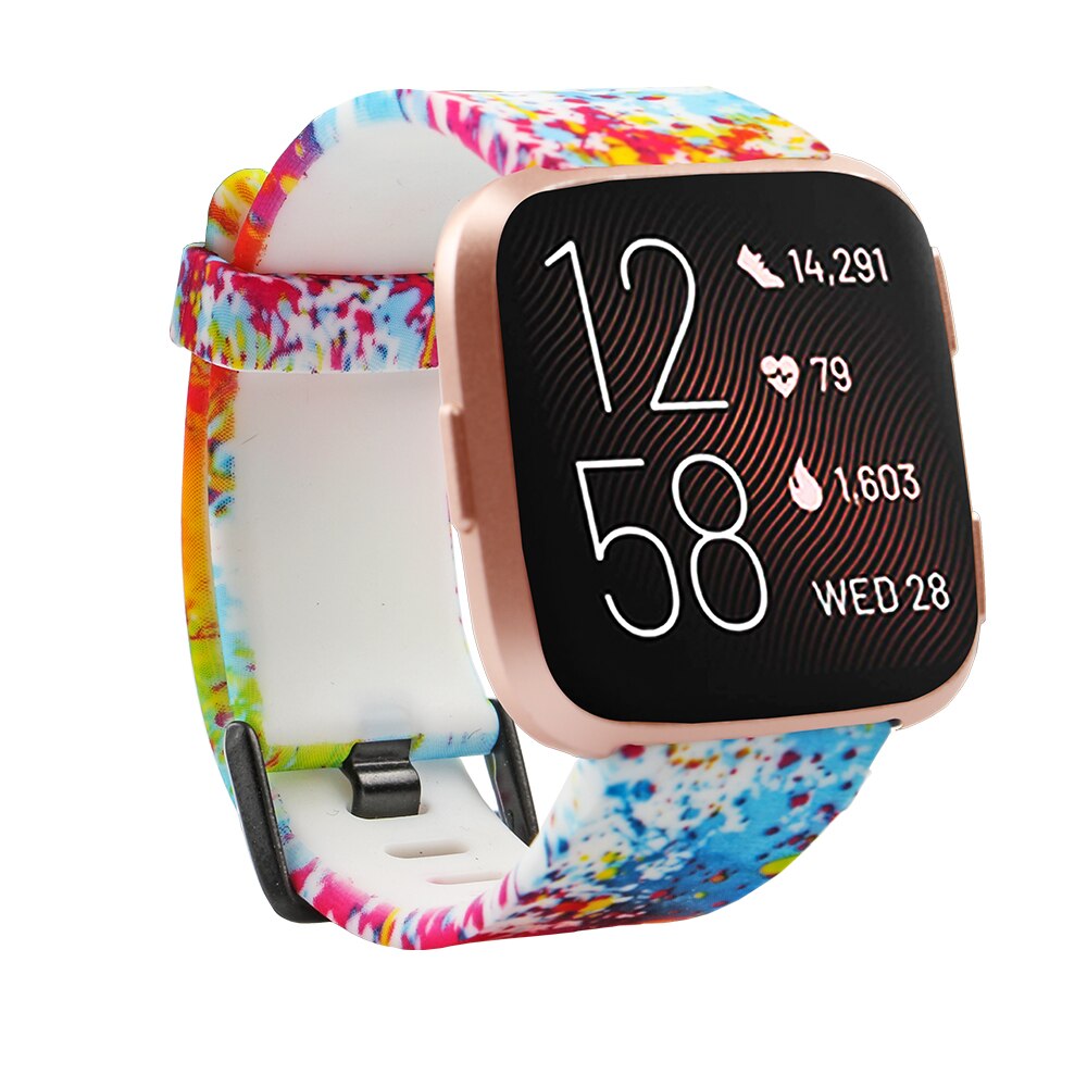 Colorful Ventilated Silicone Band for FitBit Versa