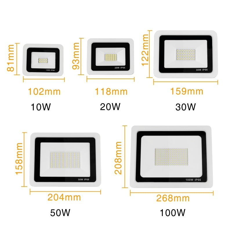 PIR Motion Sensor Waterproof LED Spotlight