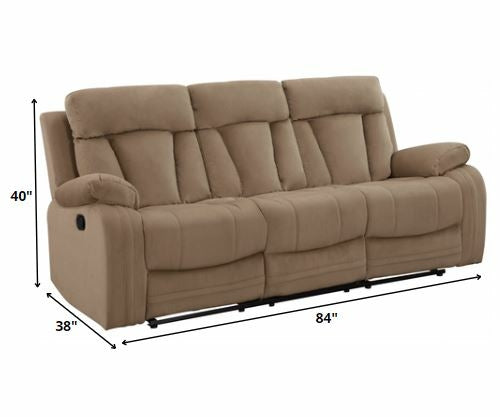 40inches Modern Beige Fabric Sofa