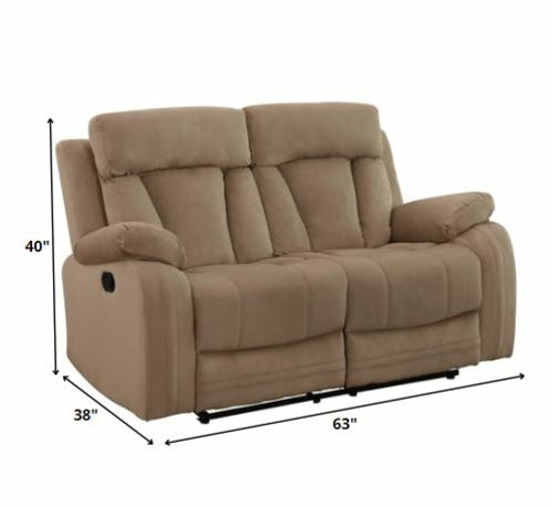 40inches Modern Beige Fabric Sofa
