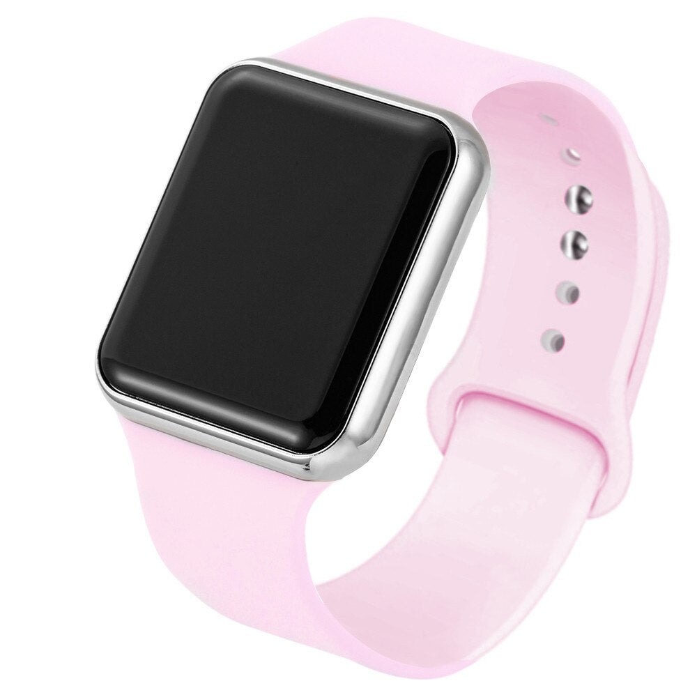 Sport Digital LED Watch Set 2 Pcs