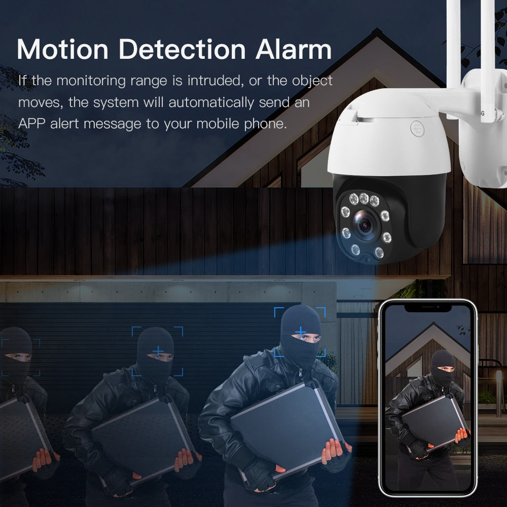 5MP/2MP Wireless 4G Security Camera System
