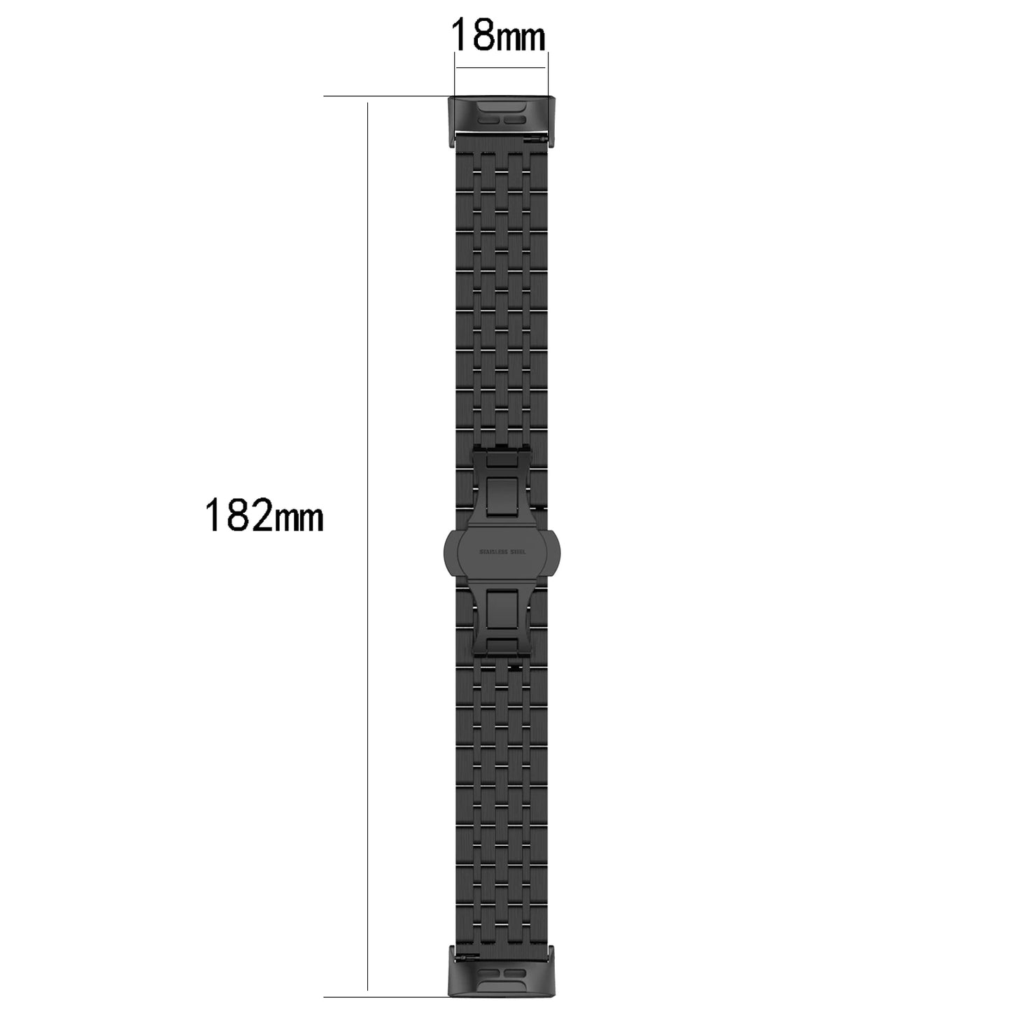 Classic Stainless Steel Band for Fitbit Charge 3 / 4