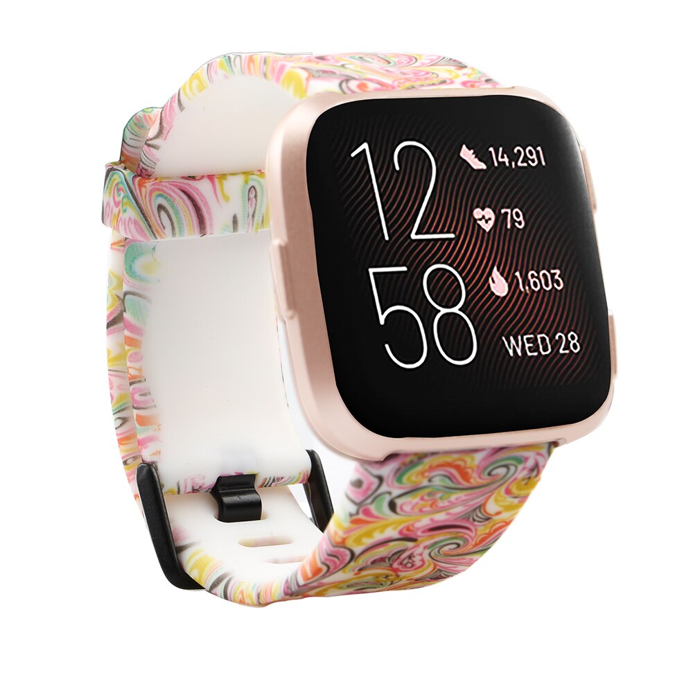 Colorful Ventilated Silicone Band for FitBit Versa