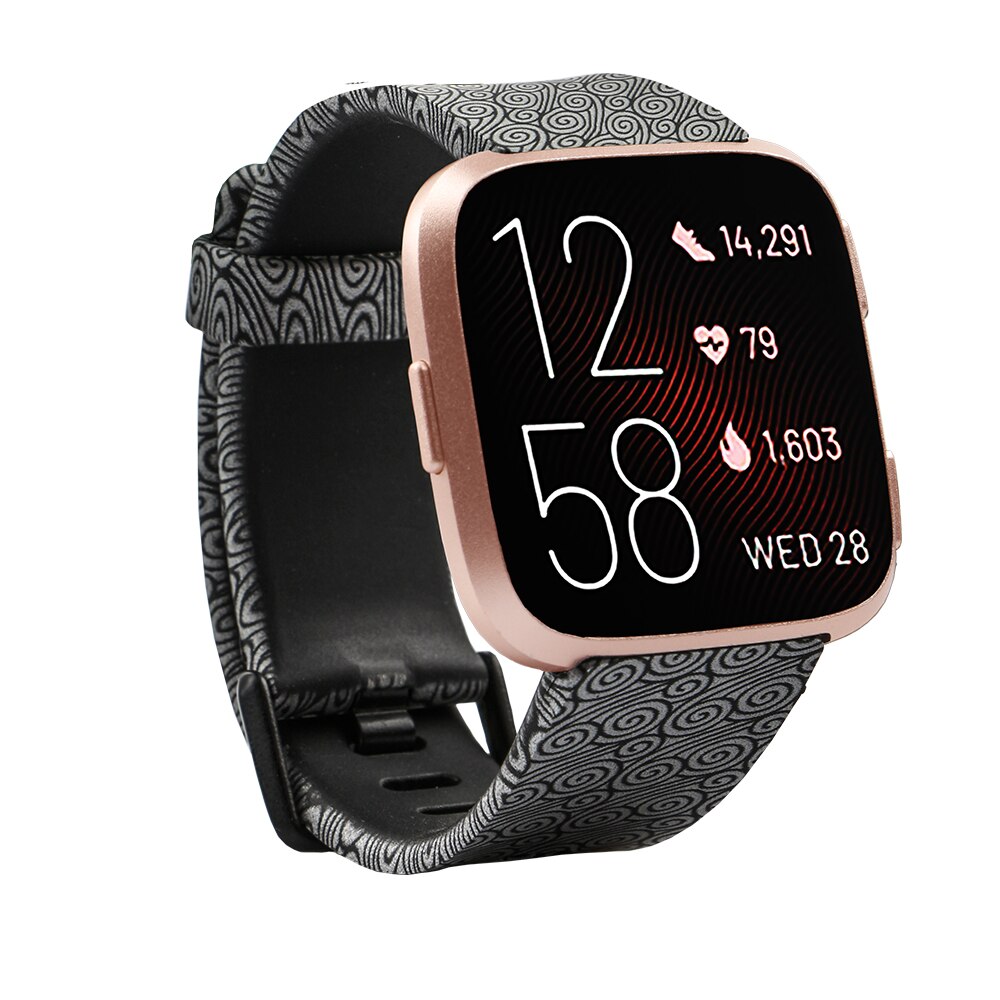 Colorful Ventilated Silicone Band for FitBit Versa