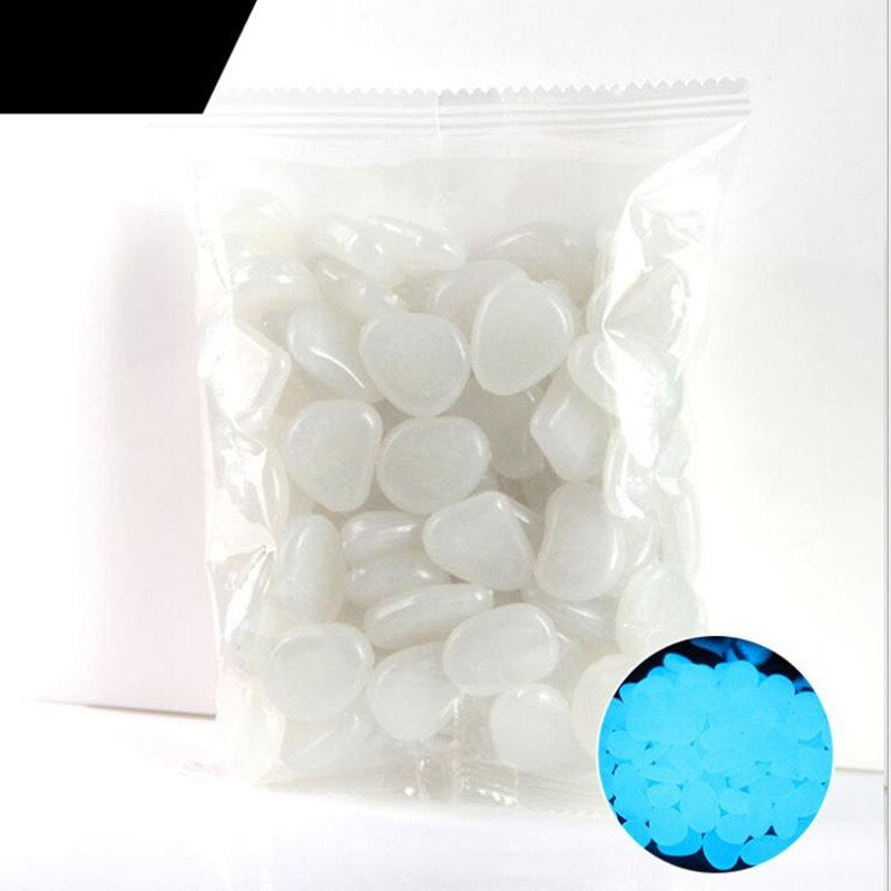 Garden Glowing in the Dark Stone for Decoration Set 200 Pcs