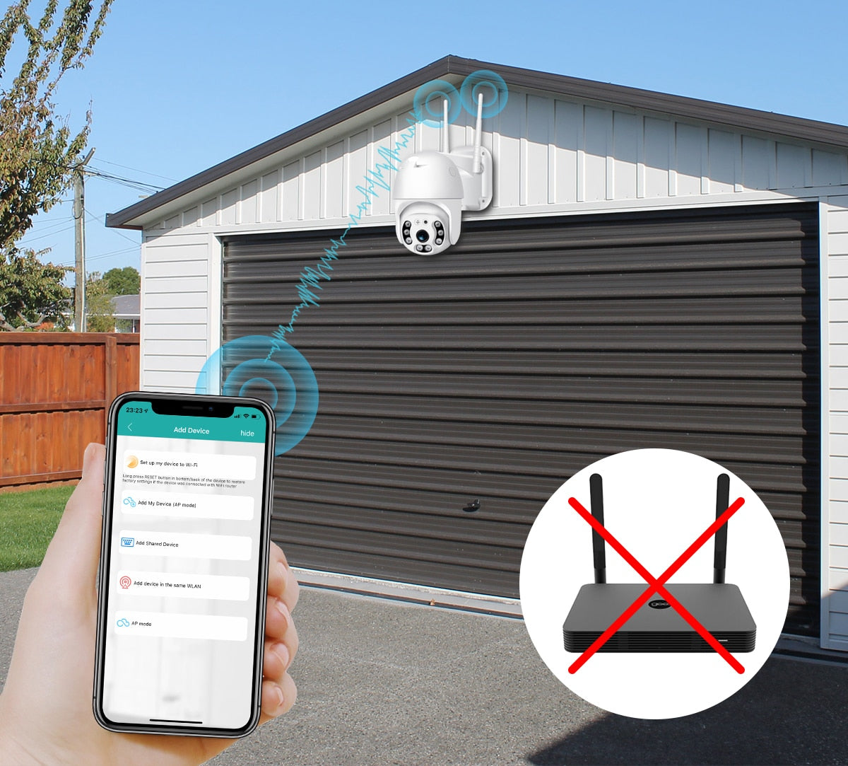 1080P Outdoor Zoom Security Camera