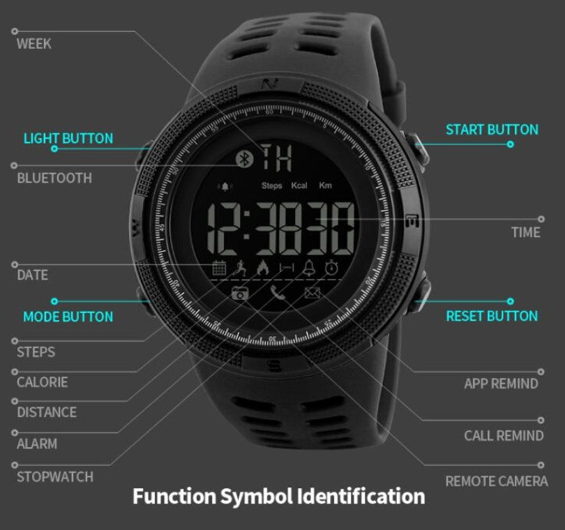 Sport Style Bluetooth Fitness Watch