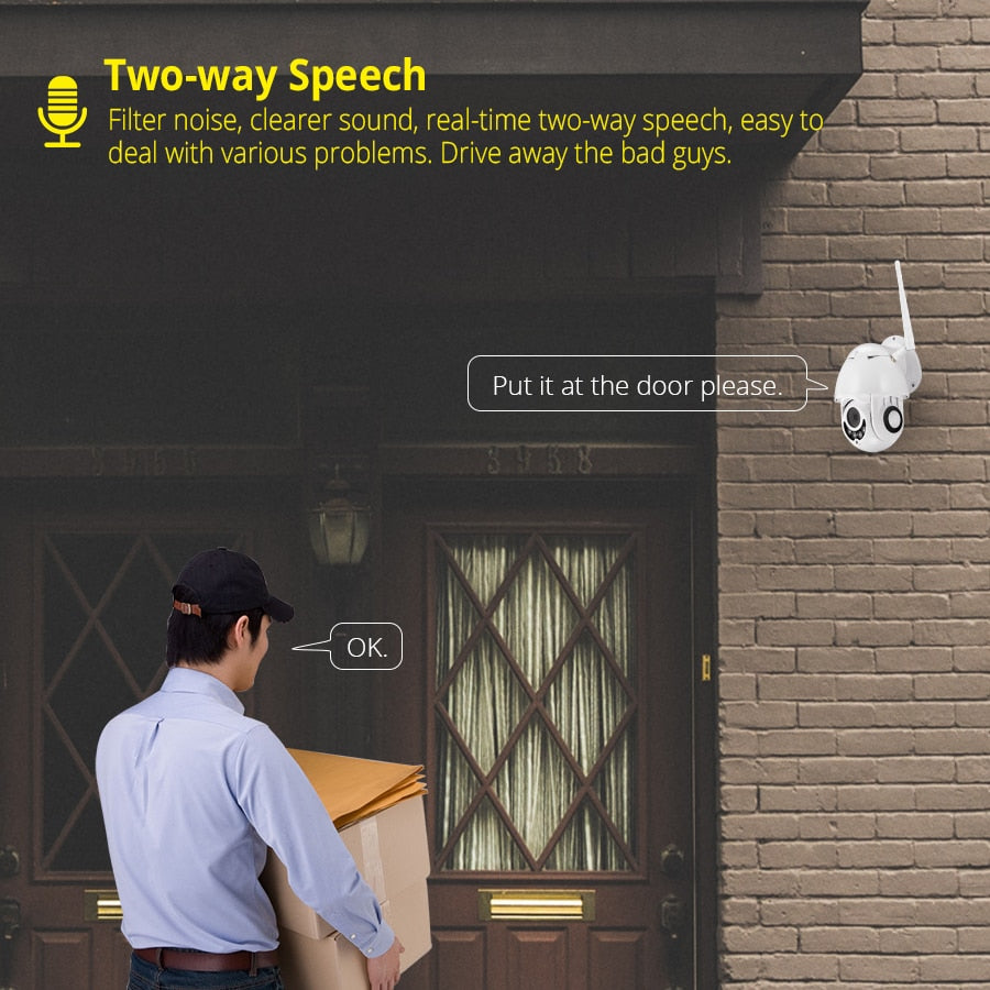 Wireless Waterproof 1080P Wifi Camera