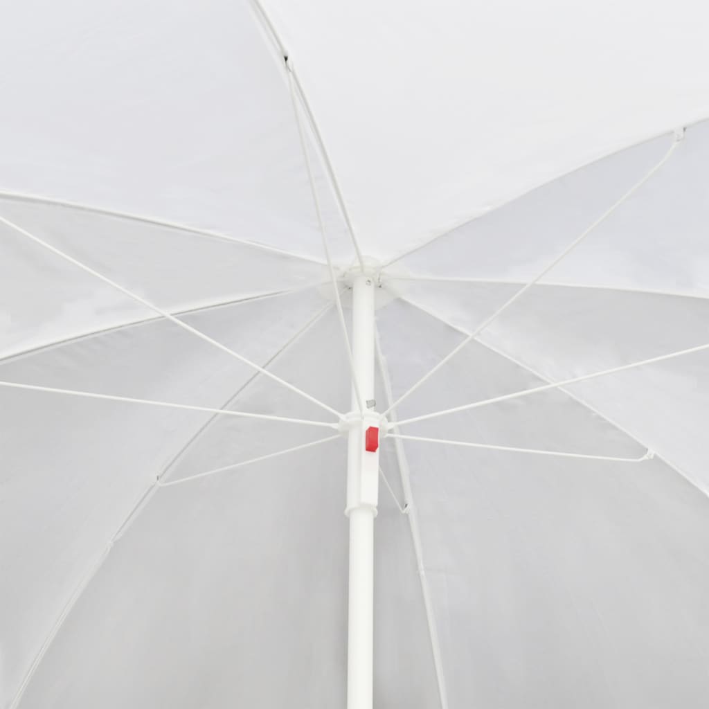 NNEVL Garden Bed with Parasol Black Poly Rattan