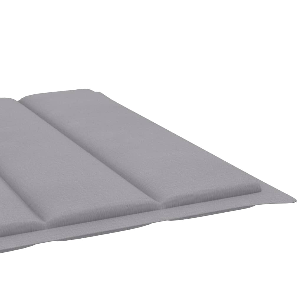 NNEVL Sun Lounger Cushion Grey 200x70x3 cm Fabric