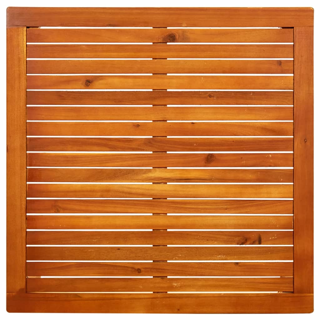NNEVL Garden Coffee Table 85x85x45 cm Solid Acacia Wood-2
