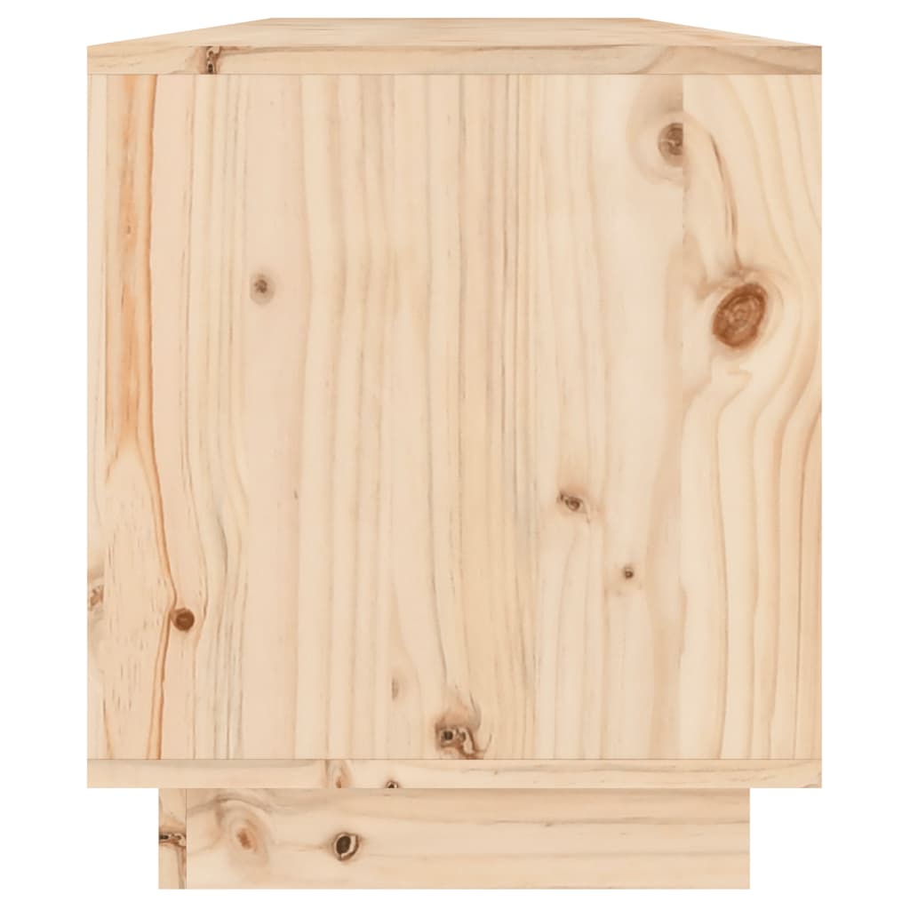NNEVL TV Cabinet 110.5x34x40 cm Solid Wood Pine-4