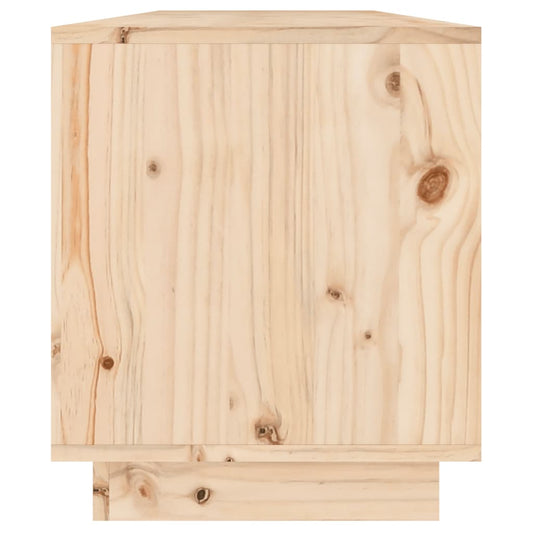 NNEVL TV Cabinet 110.5x34x40 cm Solid Wood Pine