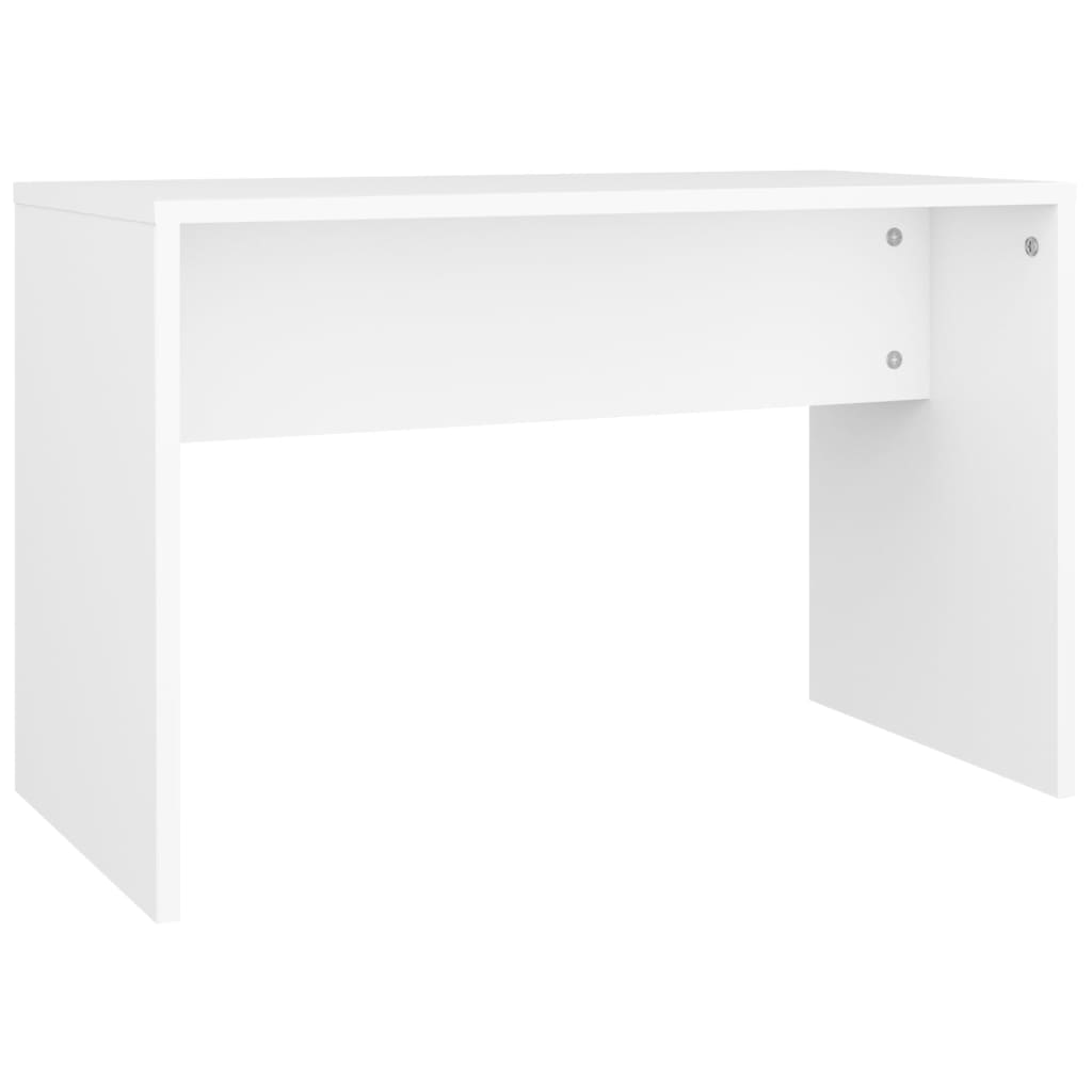 NNEVL Dressing Stool White 70x35x45 cm Engineered Wood
