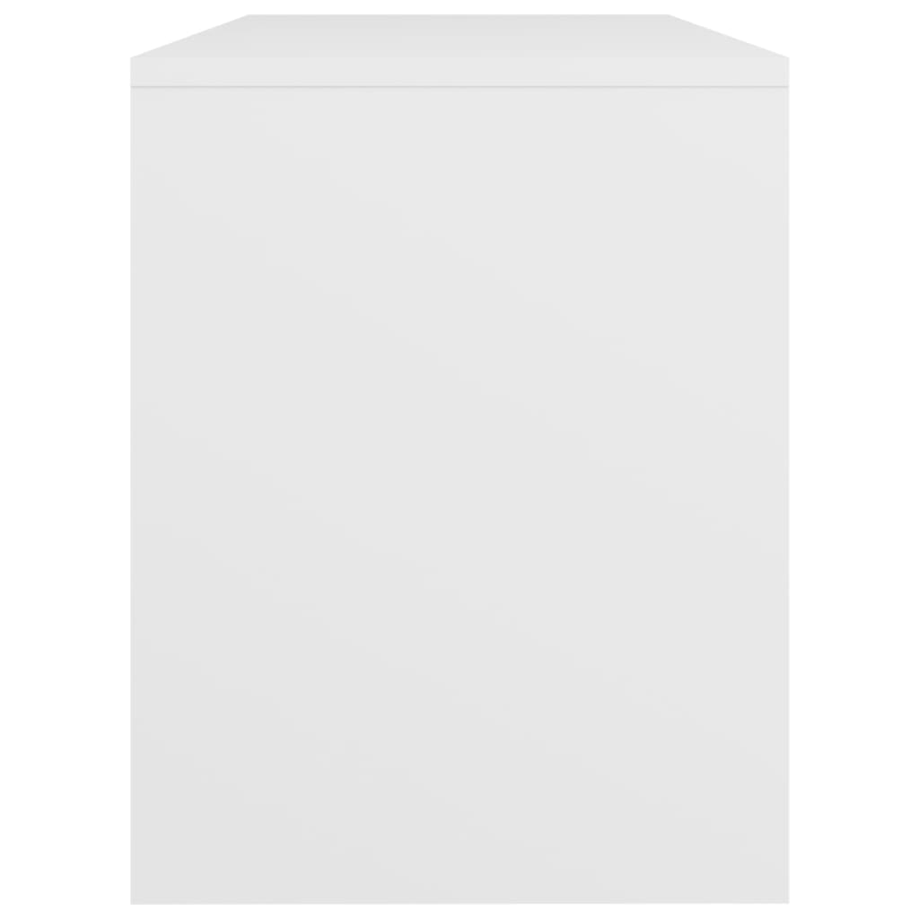 NNEVL Dressing Stool White 70x35x45 cm Engineered Wood