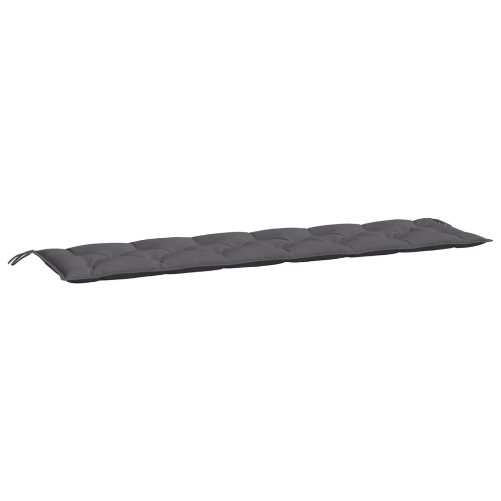NNEVL Garden Bench Cushion Anthracite 200x50x7 cm Oxford Fabric