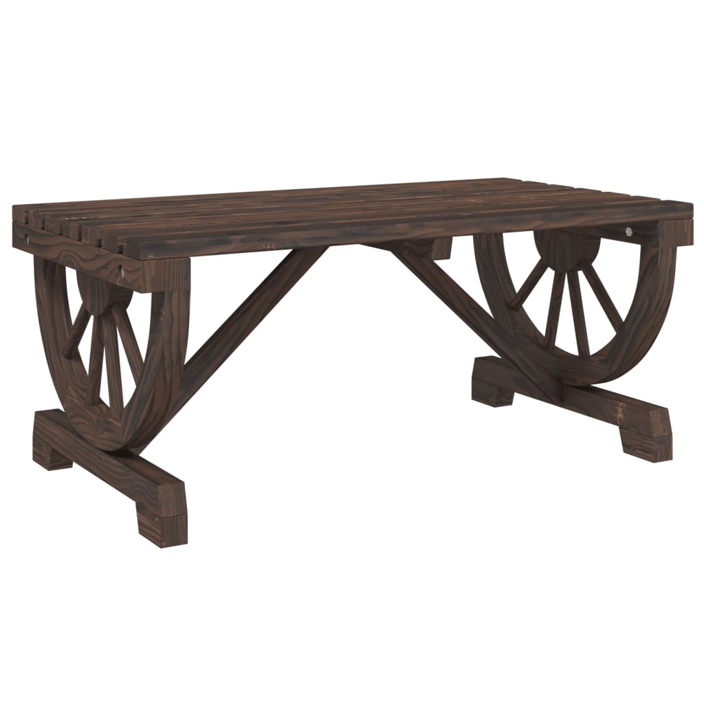NNEVL Garden Coffee Table 90x50x40 cm Solid Wood Fir