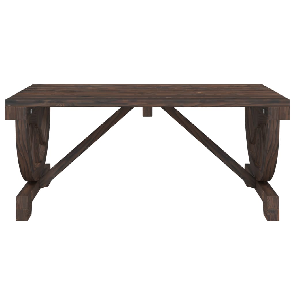 NNEVL Garden Coffee Table 90x50x40 cm Solid Wood Fir