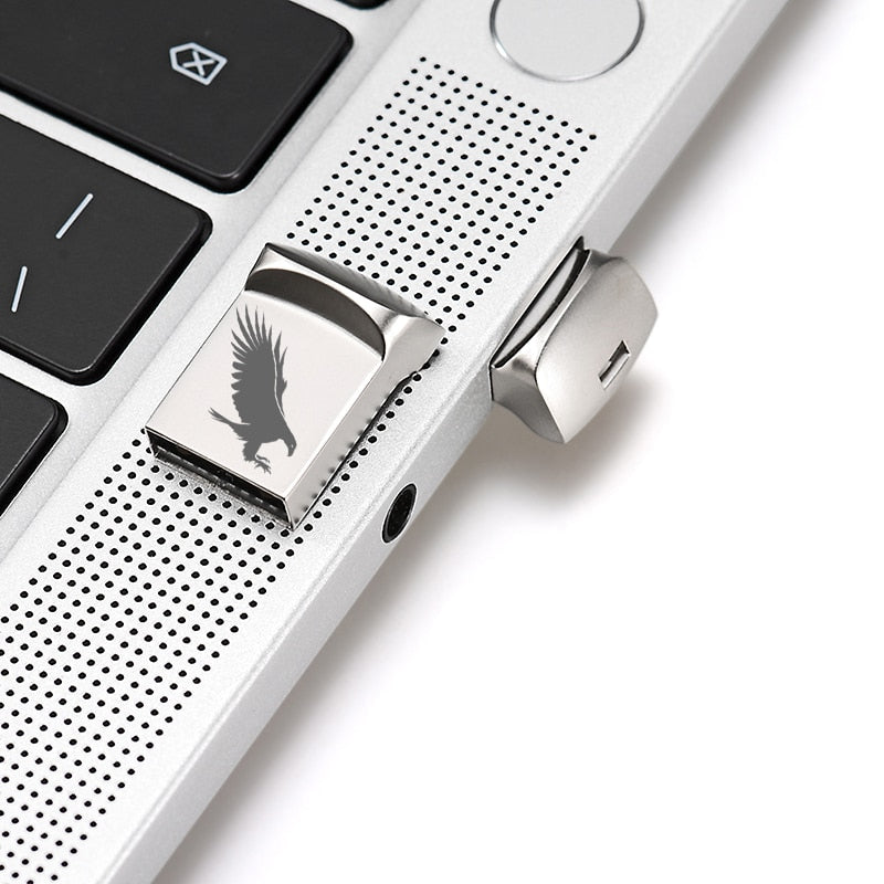 Mini Eagle Engraved USB Flash Drive