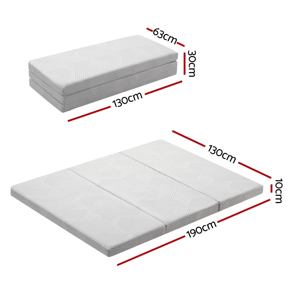 NNEDSZ 3-Foldable Mattress Giselle Folding Foam Double