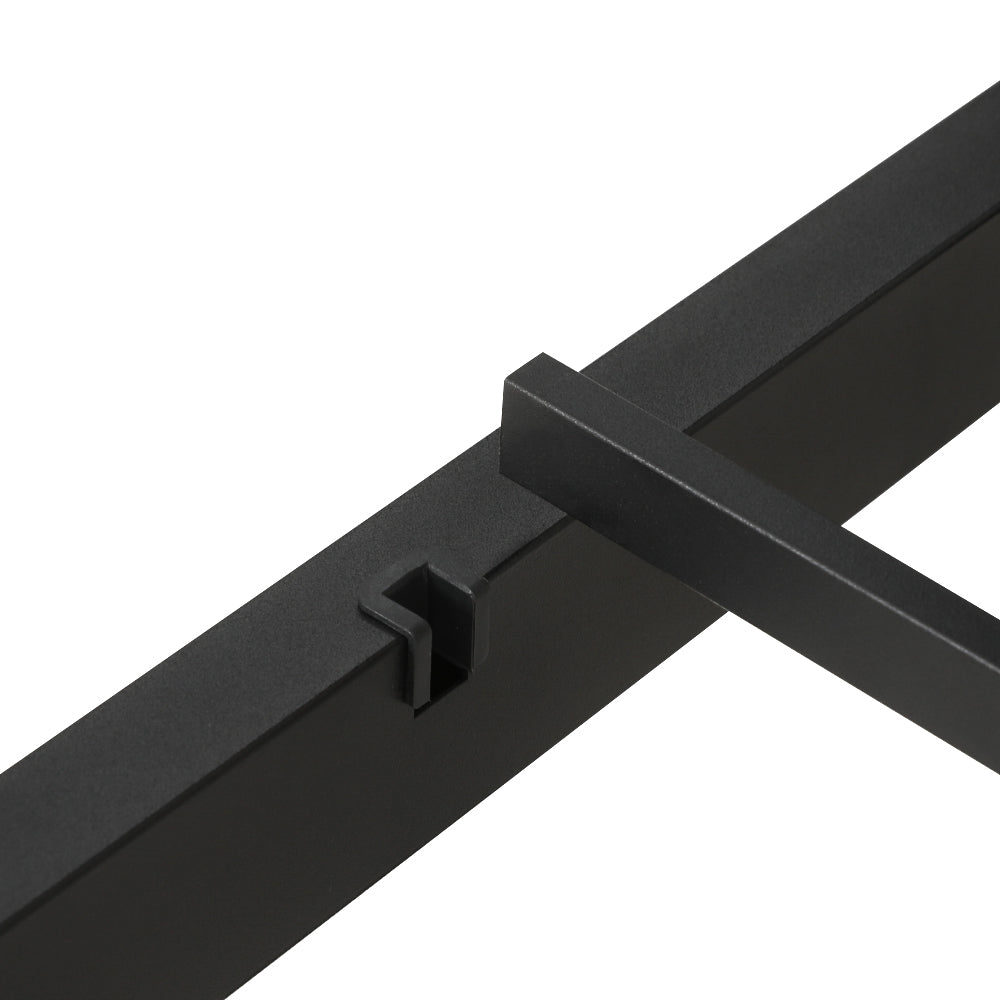 NNEDSZ Artiss Bed Frame 2x Single Size Metal Trundle Daybed DEAN