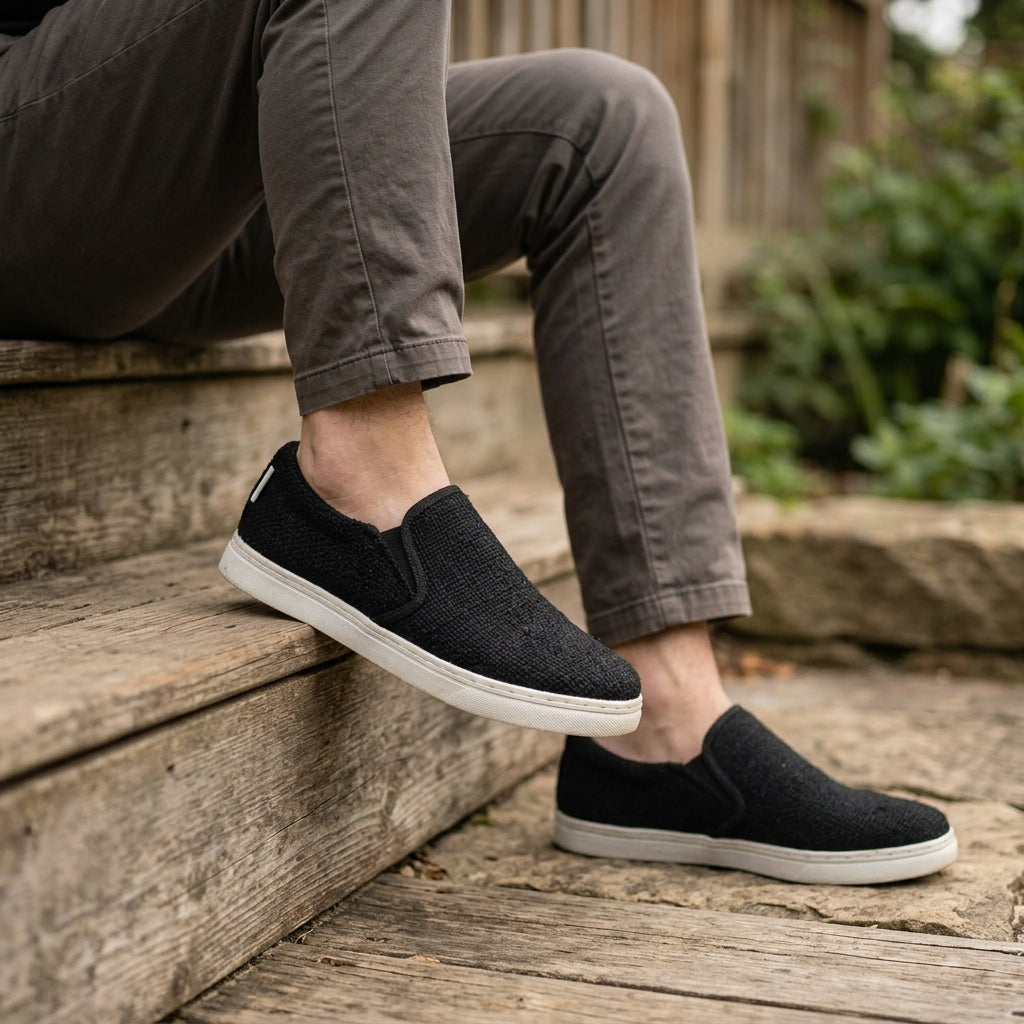 Hemp Slip-On Shoes – Organic Hemp Shoes Australia Vegan Flats