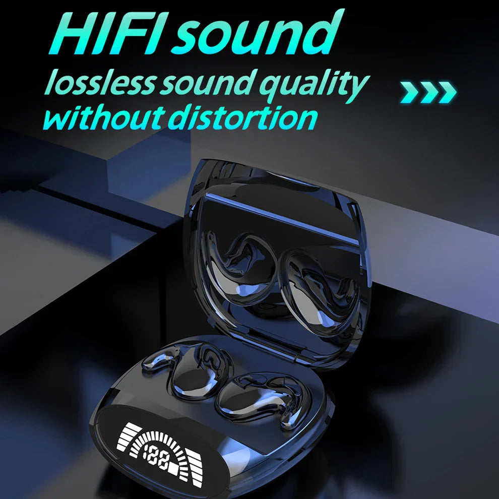 Mini Noise Cancelling TWS Wireless Sports Headphones with Bluetooth 5.3