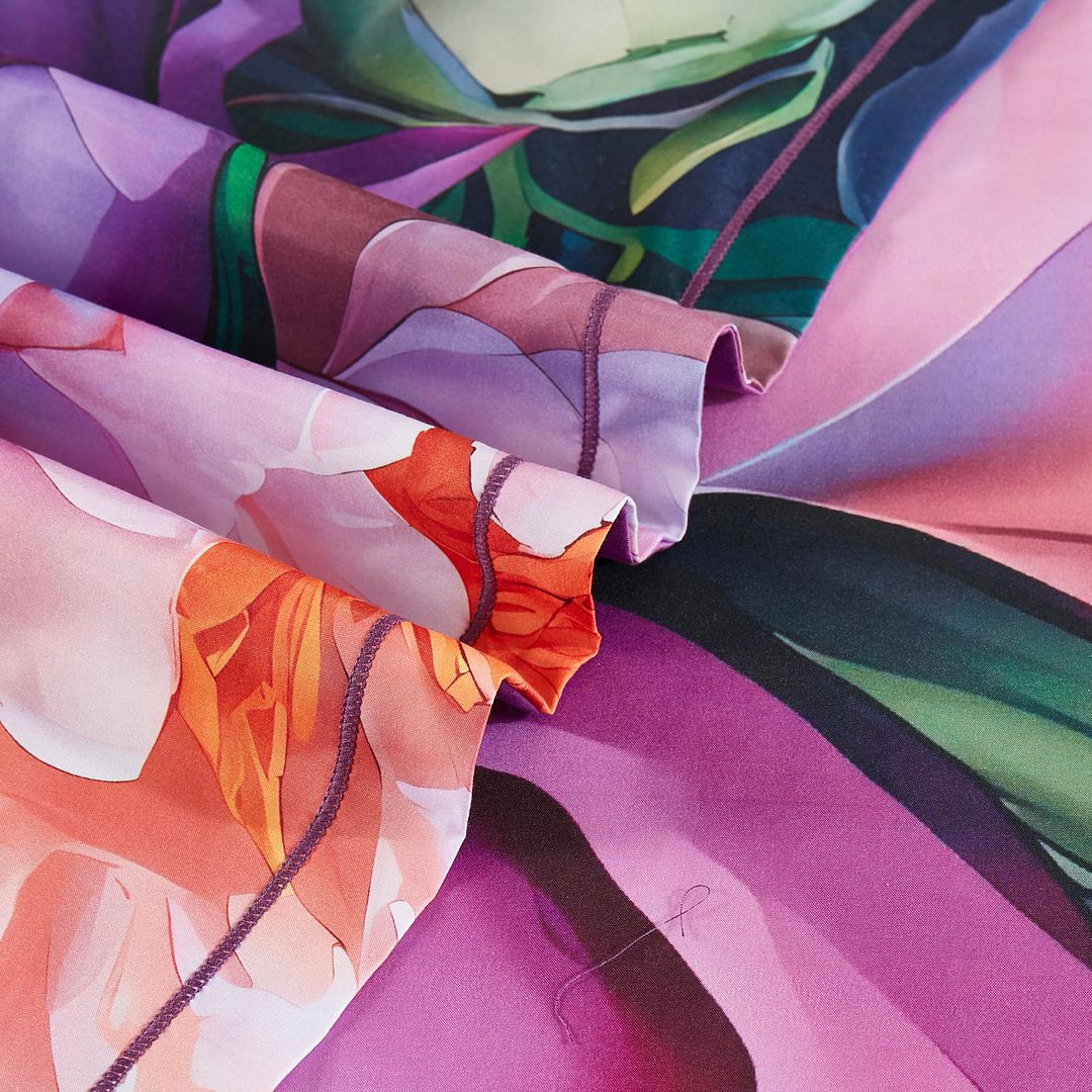 NNEDSZ Kaie Floral Quilt Cover Set - Queen Size
