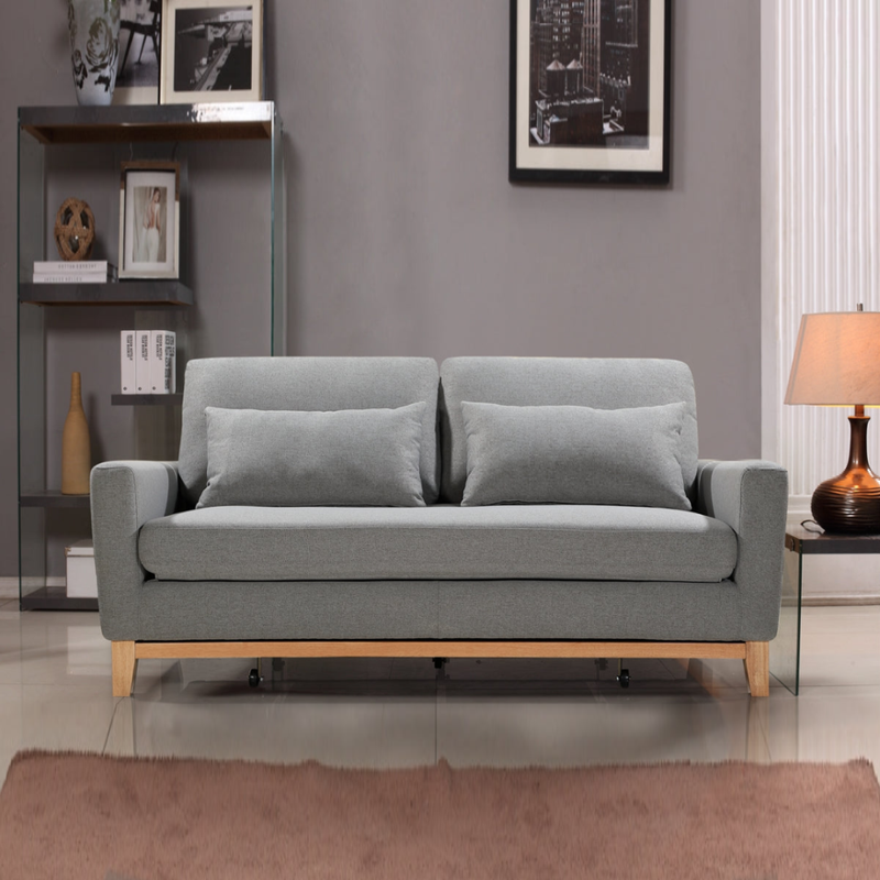 NNEDSZ SHASA 2 Seater Pull-out Sofa bed Grey celadon