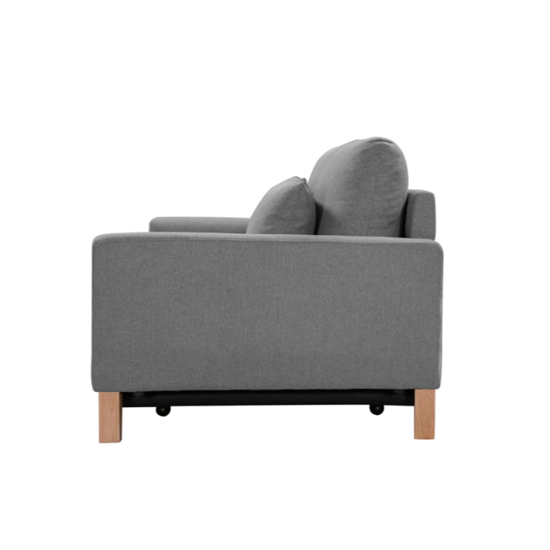 NNEDSZ SHASA 2 Seater Pull-out Sofa bed Grey celadon