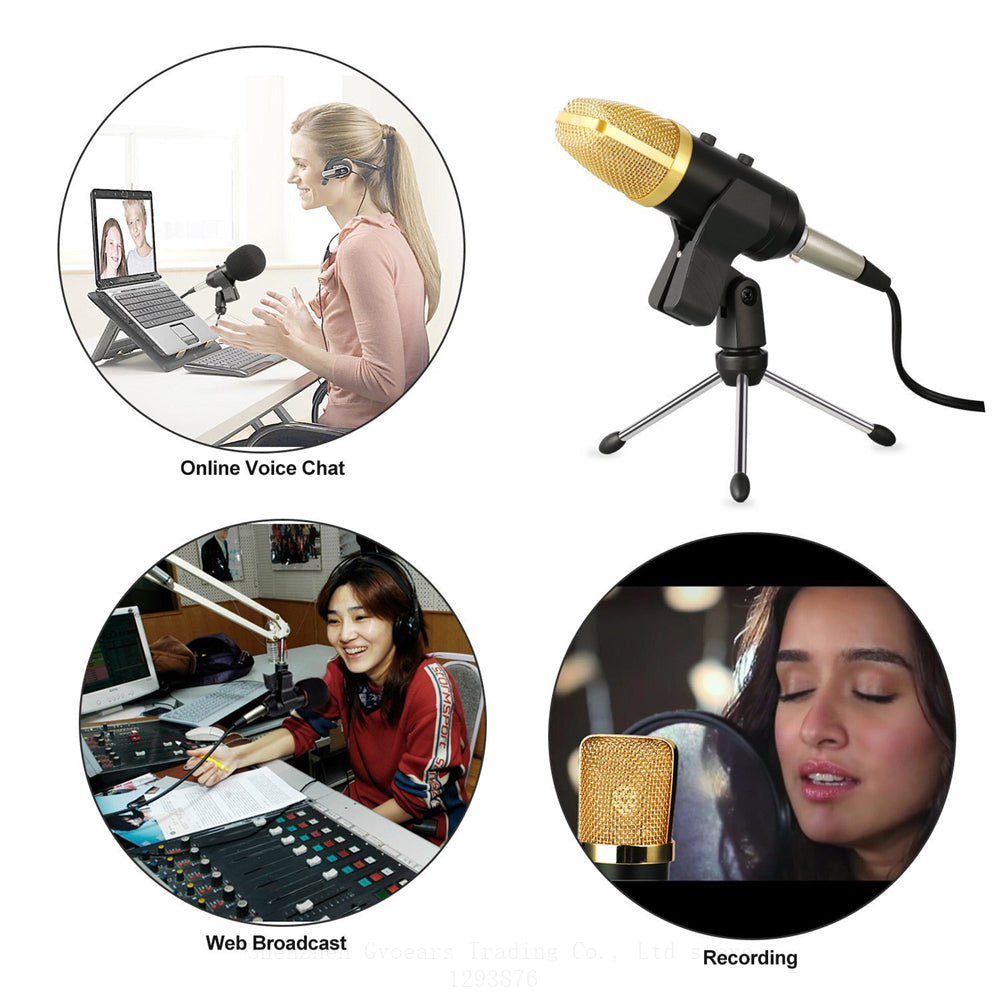 Professional Desktop Studio USB Condenser Microphone