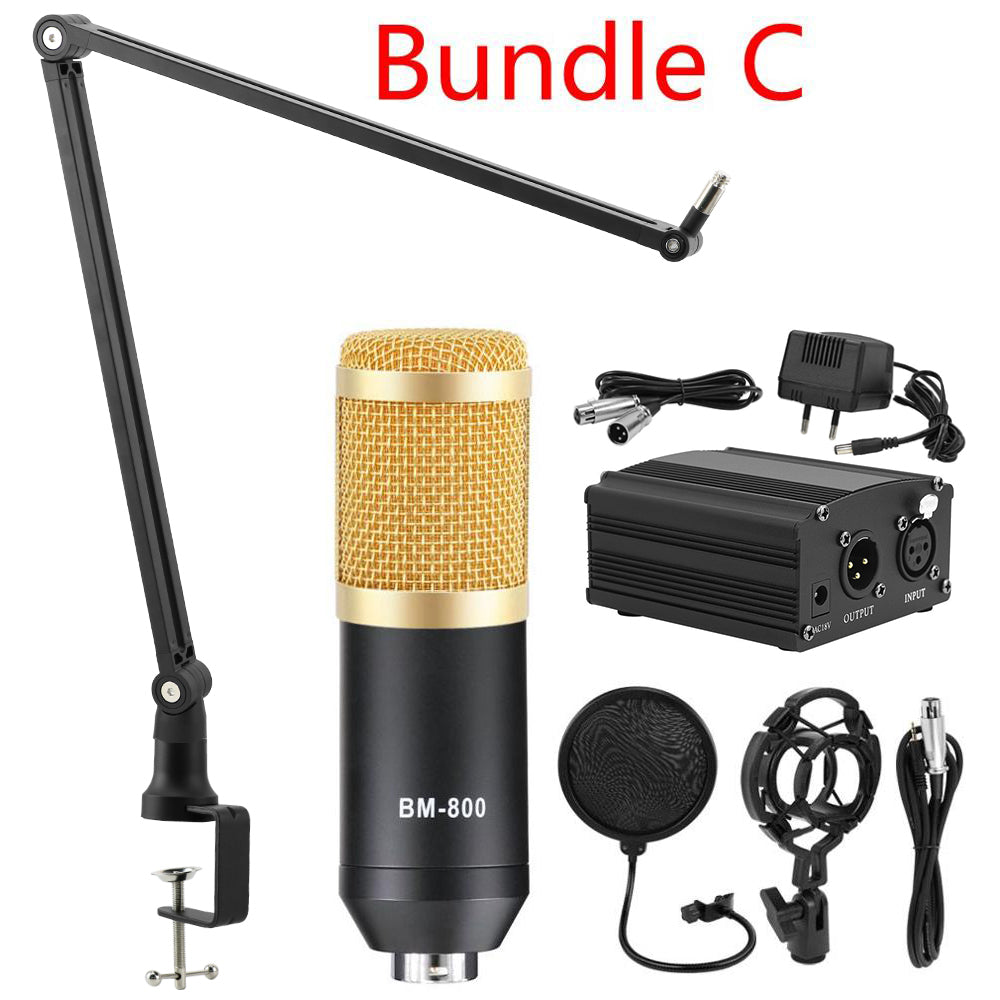 Professional Condenser Microphone for Studio Recording