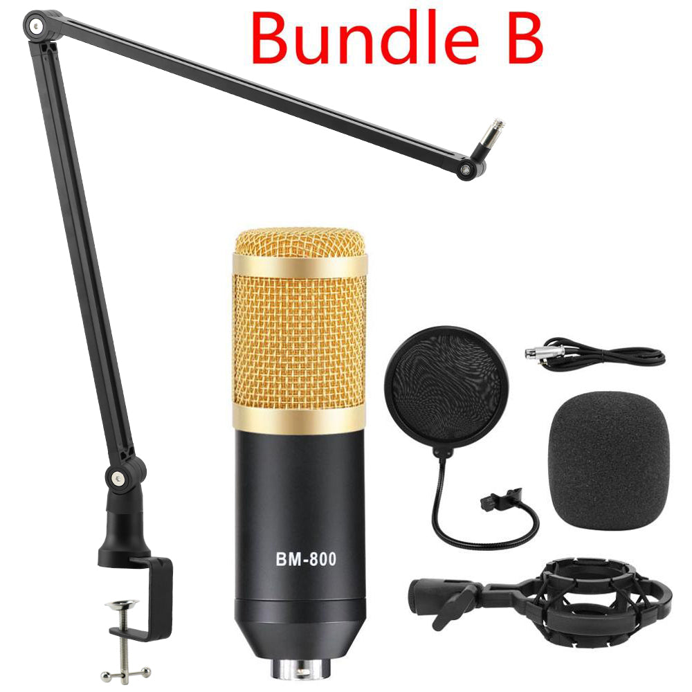 Professional Condenser Microphone for Studio Recording