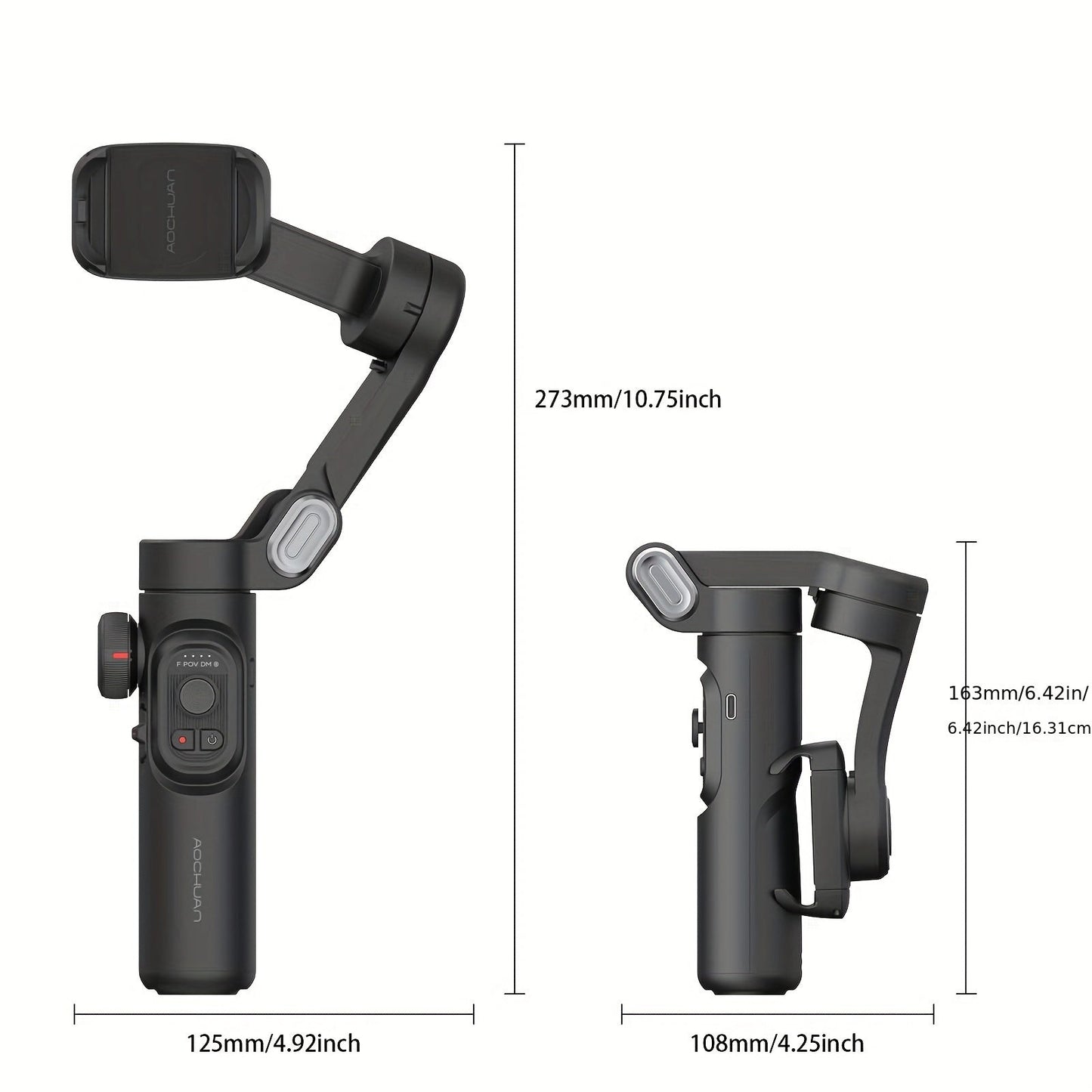 NNETM Handheld Gimbal Stabilizer for Smartphones (3-Axis)-2