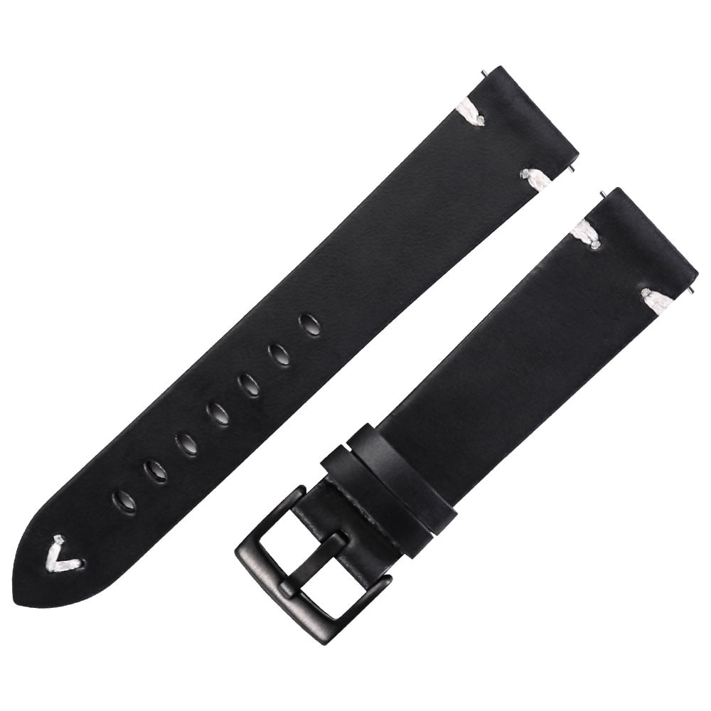 Universal Quick Release Leather Watchband