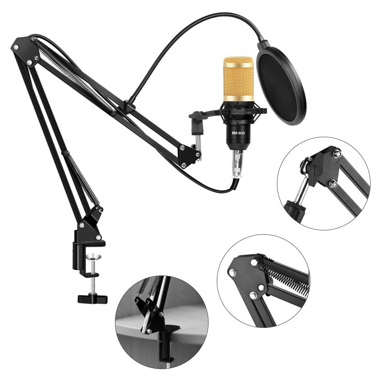 Professional Condenser Microphone for Studio Recording