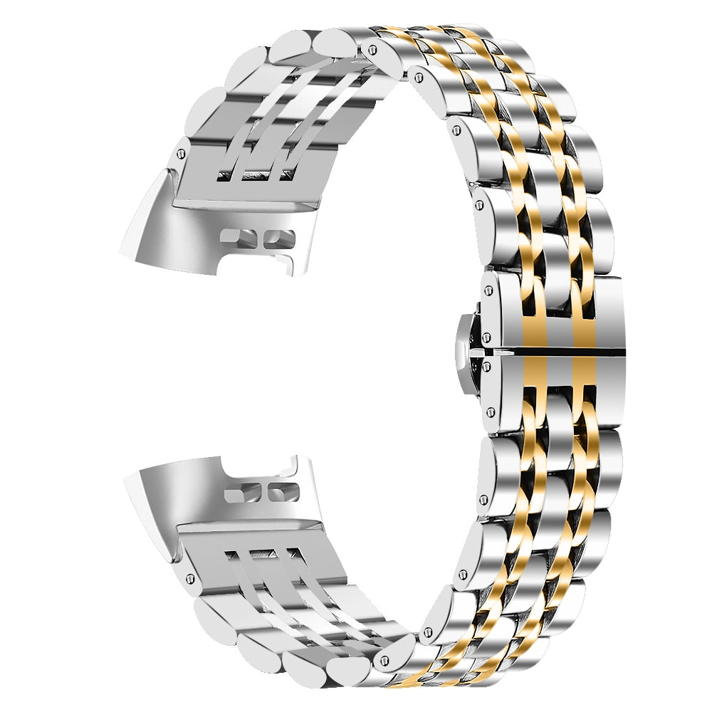 Classic Stainless Steel Band for Fitbit Charge 3 / 4
