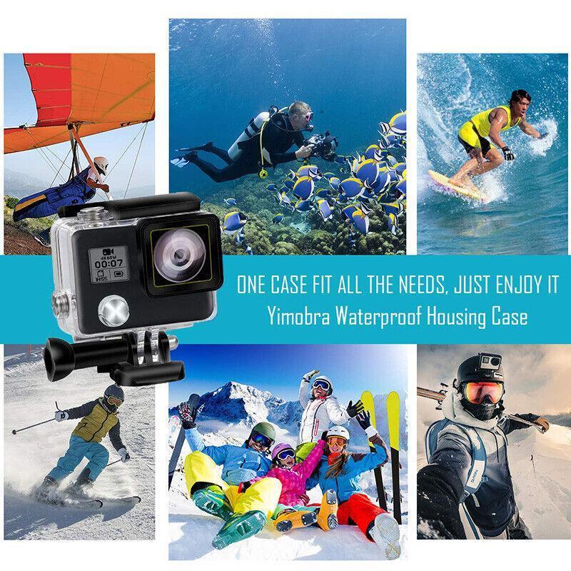 Waterproof Housing Case for GoPro Hero 3 Plus 4 Clear Protective Diving Shell