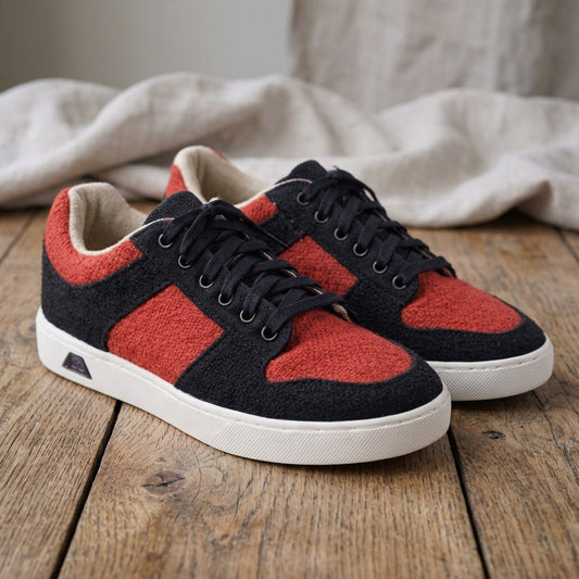 Organic Hemp Sneakers – Vegan Natural Dye Shoes with Rubber Sole